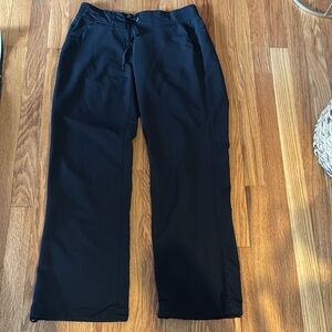 Athleta Midtown Trouser/Pants, burgundy SIZE 8P #721765